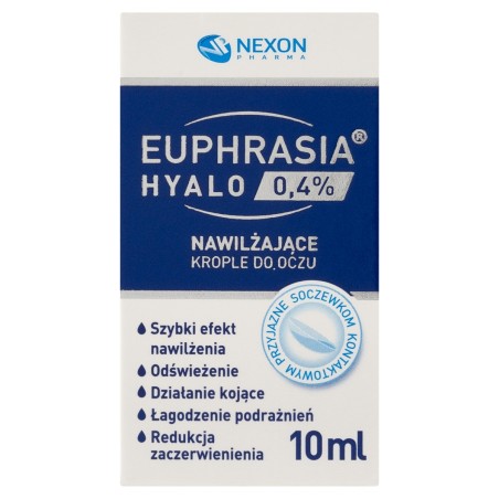 Euphrasia Hyalo 0.4% Medical device moisturizing eye drops 10 ml