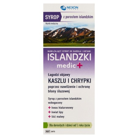 Island medic+ Medical product sirup s islandským lišejníkem 125 ml