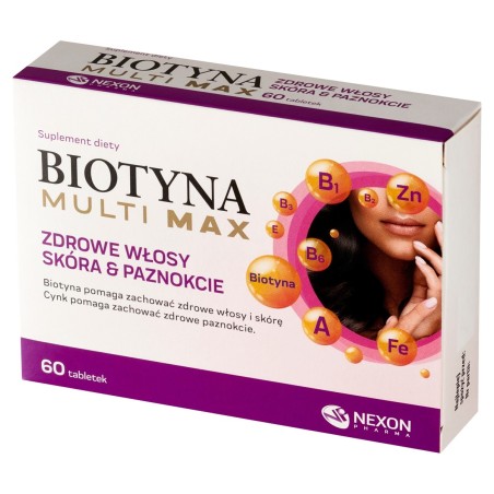 Biotin Multi Max Dietary supplement 12.42 g (60 pieces)