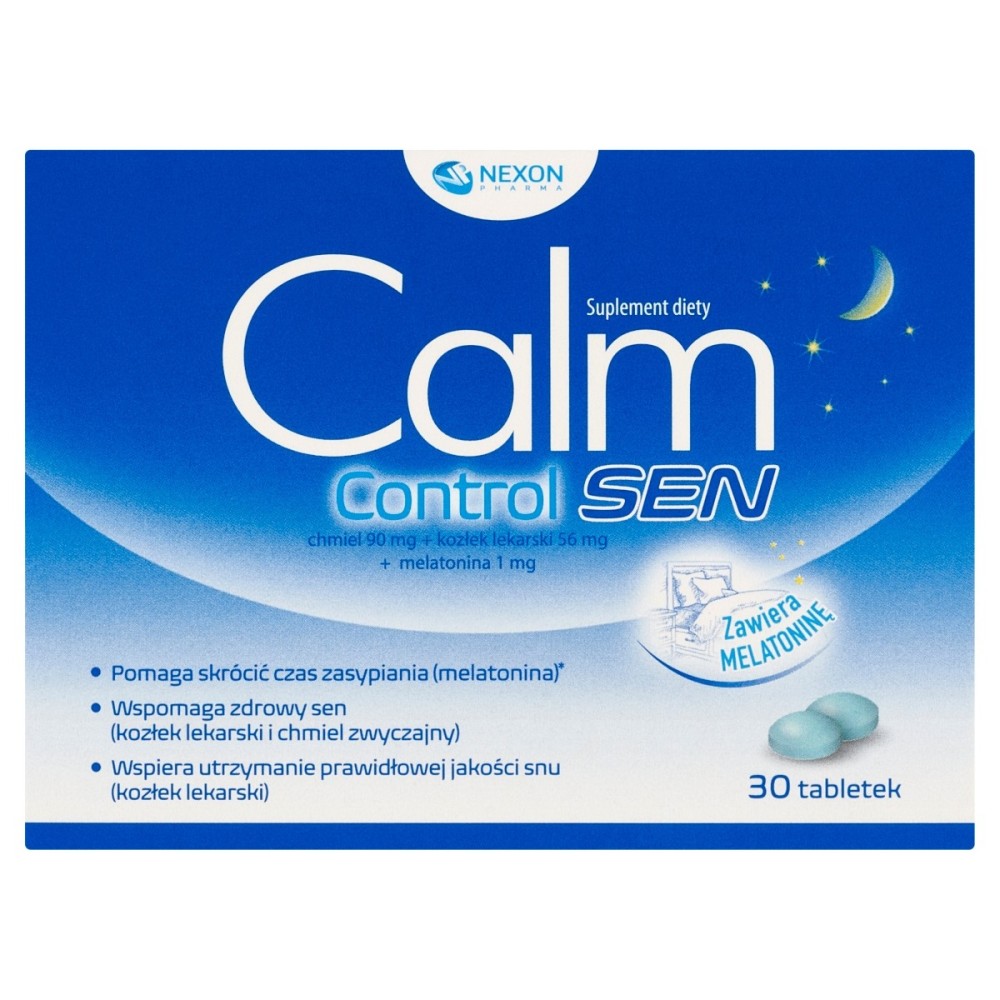 Calm Control Sen Suplement diety 30 sztuk