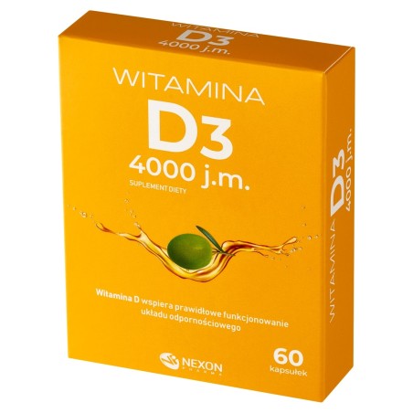 Dietary supplement vitamin D3 4000 IU 60 pieces