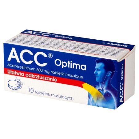 ACC Optima 600 mg Lek 10 pezzi