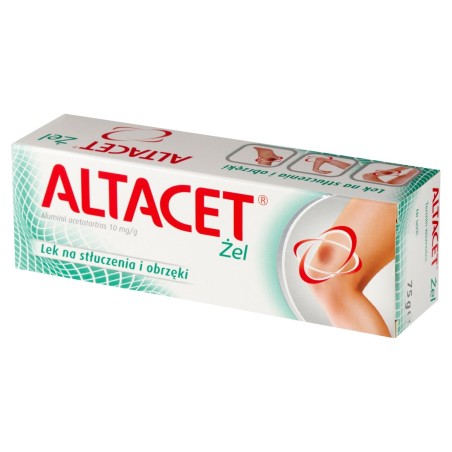 Altacet 10 mg/g Médicament contre les contusions et les gonflements 75 g