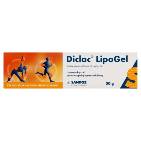 Diclac LipoGel 10 mg Lipozomální protizánětlivý a analgetický gel 50 g
