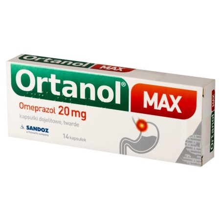 Ortanol Max 20 mg drug 14 pieces