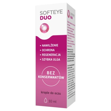 Softeye Duo eye drops 0.15% / 2% 10ml