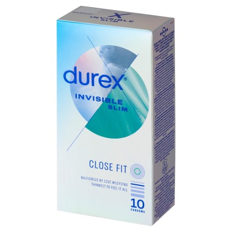 Durex Invisible Slim kondomy 10 kusů