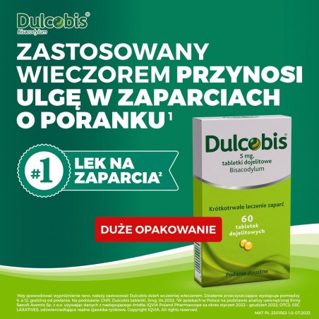 Sanofi Dulcobis 5 mg Gastro-resistant tablets 60 pieces
