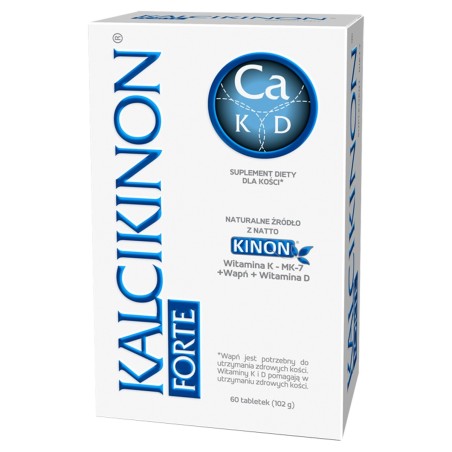 Calcikinon Forte Nahrungsergänzungsmittel für Knochen 102 g (60 Stück)