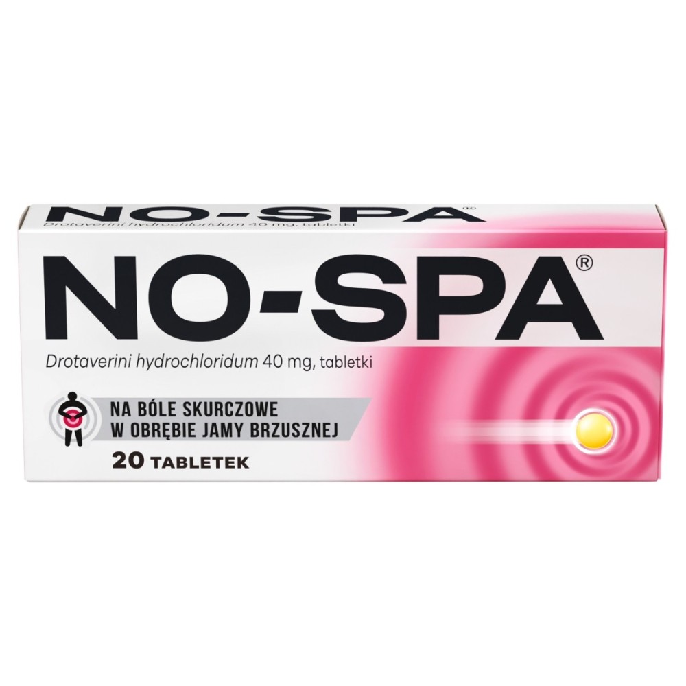 Sanofi No-Spa 40 mg tablets 20 pieces