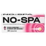 Sanofi No-Spa 40 mg comprimidos 20 piezas