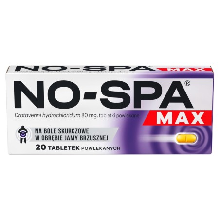 Sanofi No-Spa Max 80 mg Film-coated tablets 20 pieces
