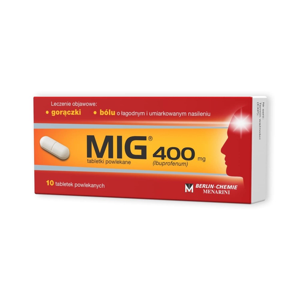 MIG 400 mg x 10 tabletek