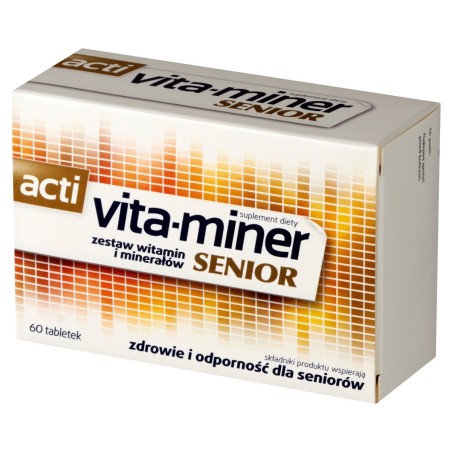 Acti vita-miner Senior Dietary supplement 60 pieces