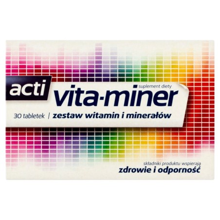 Acti vita-miner Dietary supplement 30 pieces