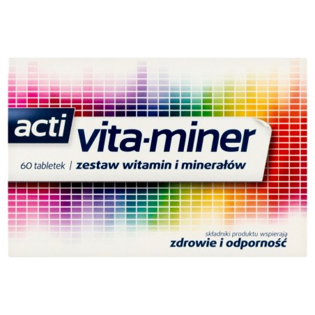 Acti vita-miner Suplement diety 60 sztuk