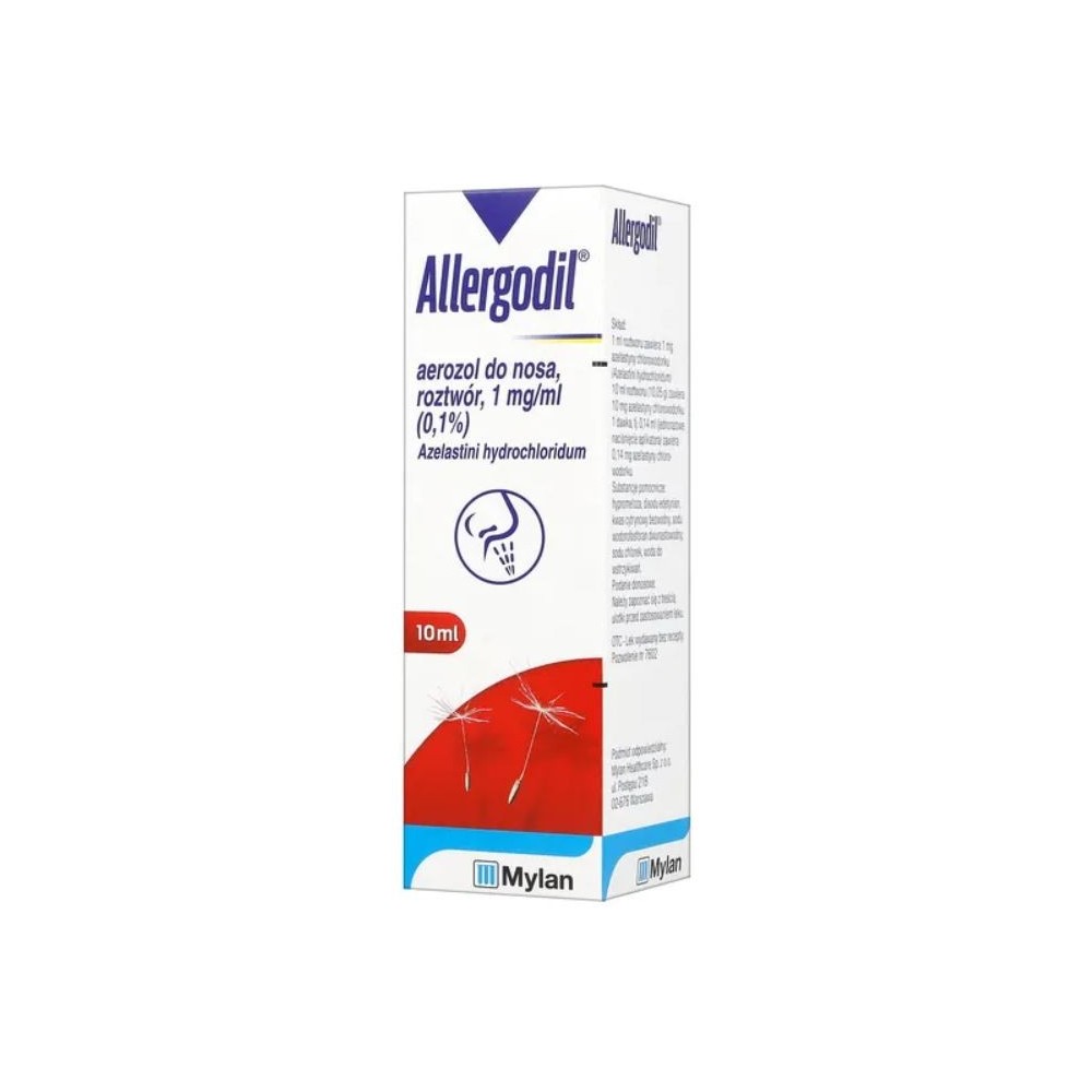 Allergodil nosní sprej 1mg/ml 10ml (lahvička)