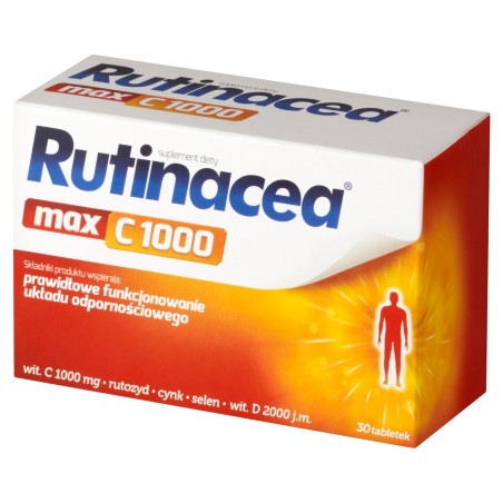 Rutinacea max C 1000 Suplement diety 30 sztuk