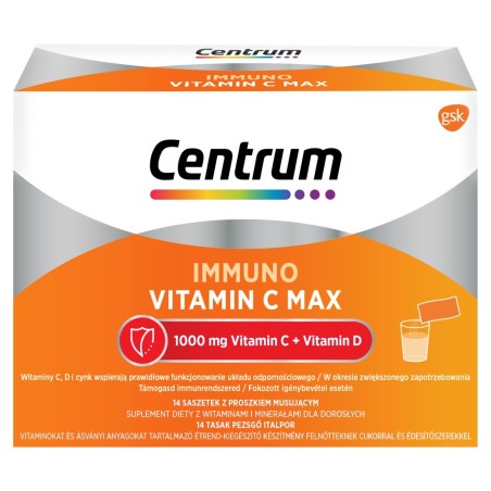 Centrum Immuno 1000 mg Complément alimentaire 99 g (14 x 7,1 g)