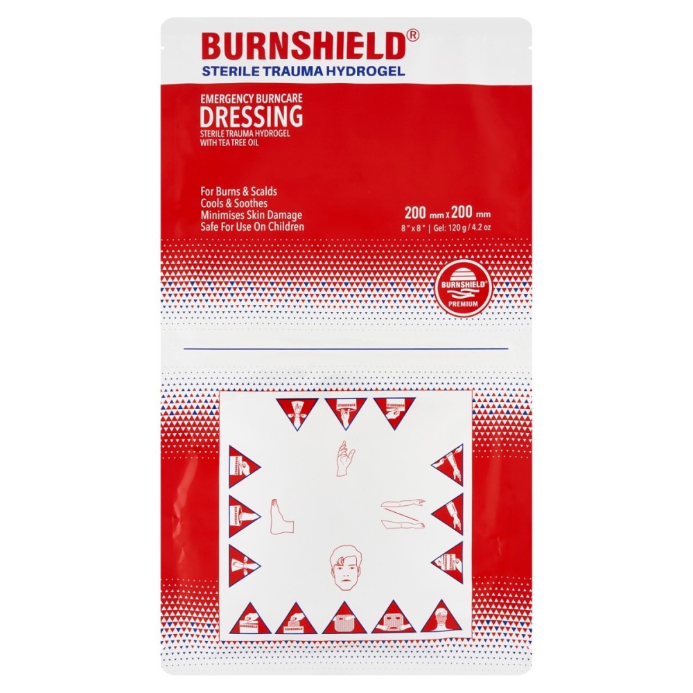 Burnshield Hydrogel anti-burn dressing 200 mm x 200 mm