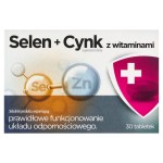 Suplemento dietético selenio + zinc con vitaminas 30 piezas