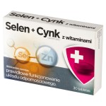 Suplement diety selen + cynk z witaminami 30 sztuk