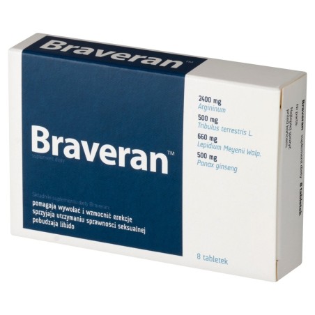 Braveran Dietary Supplement 8 pieces