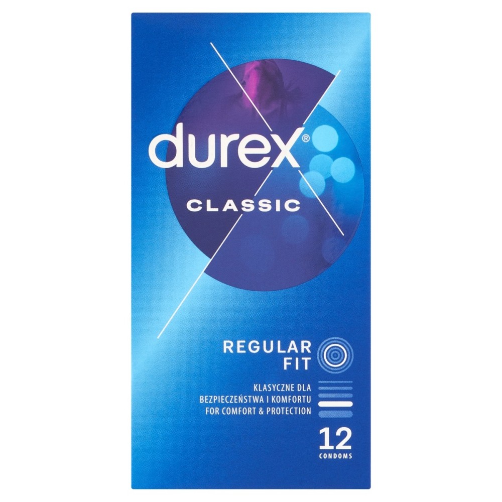 Durex Classic Condoms 12 pieces