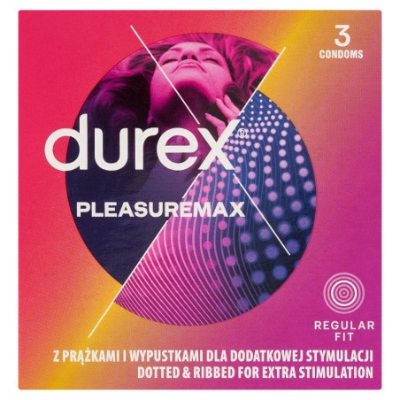 Kondomy Durex Pleasuremax 3 kusy