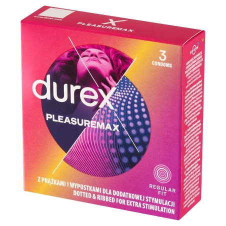 Durex Pleasuremax Préservatifs 3 pièces