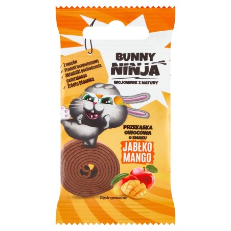 Bunny Ninja Fruchtsnack mit Apfel-Mango-Geschmack 15 g