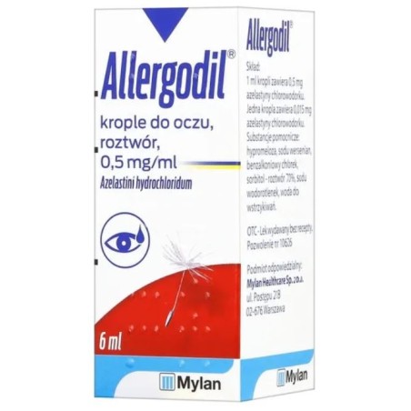 Allergodil Augentropfen, Lösung 0,5mg/ml 6m