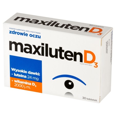 Maxiluten D3 Suplement diety 30 sztuk
