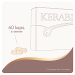 Kerabione Suplement diety dla włosów i paznokci 35,7 g (60 sztuk)