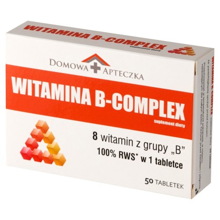 Nahrungsergänzungsmittel Vitamin B-Komplex 4,5 g (50 Stück)