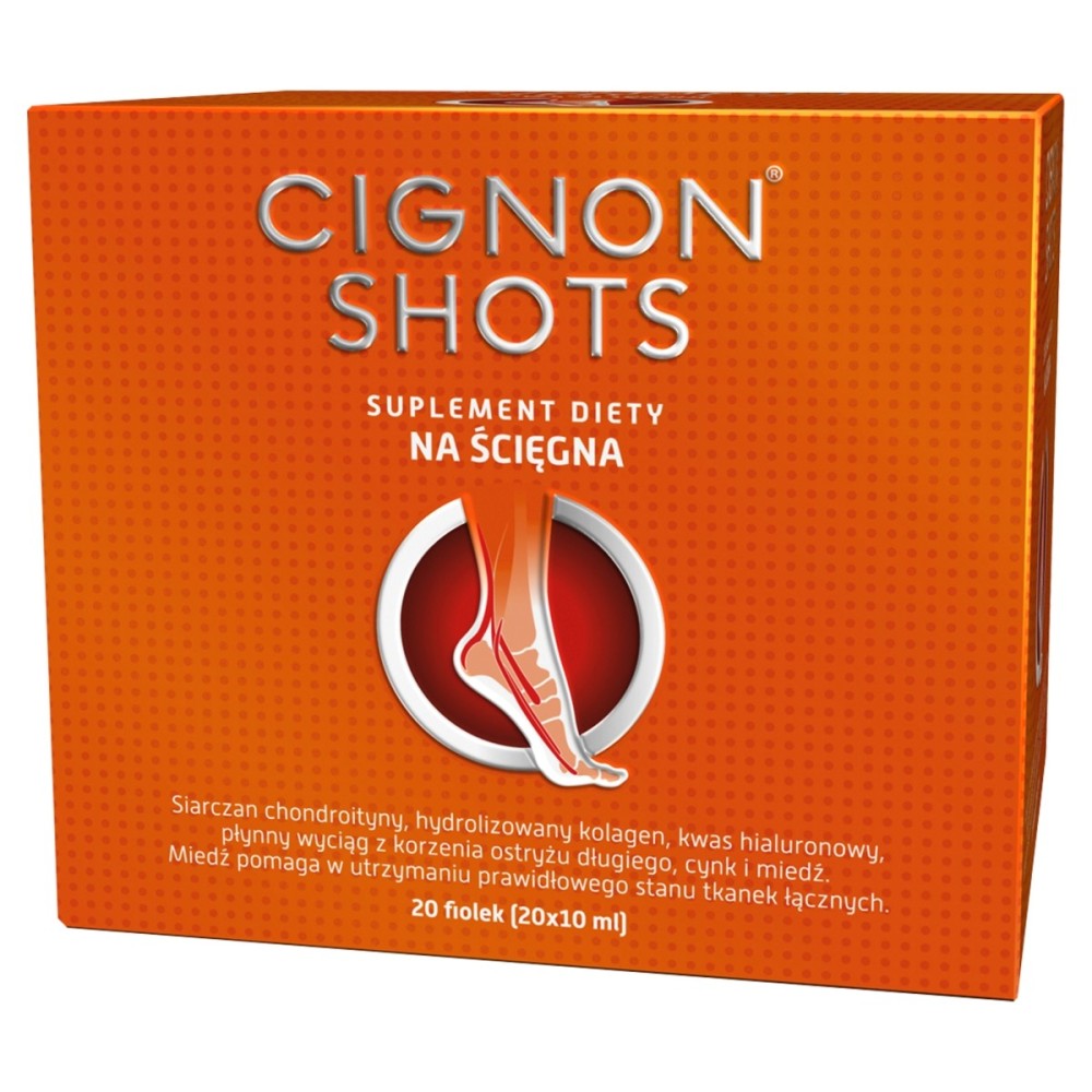Cignon Shots Nahrungsergänzungsmittel für Sehnen 200 ml (20 x 10 ml)
