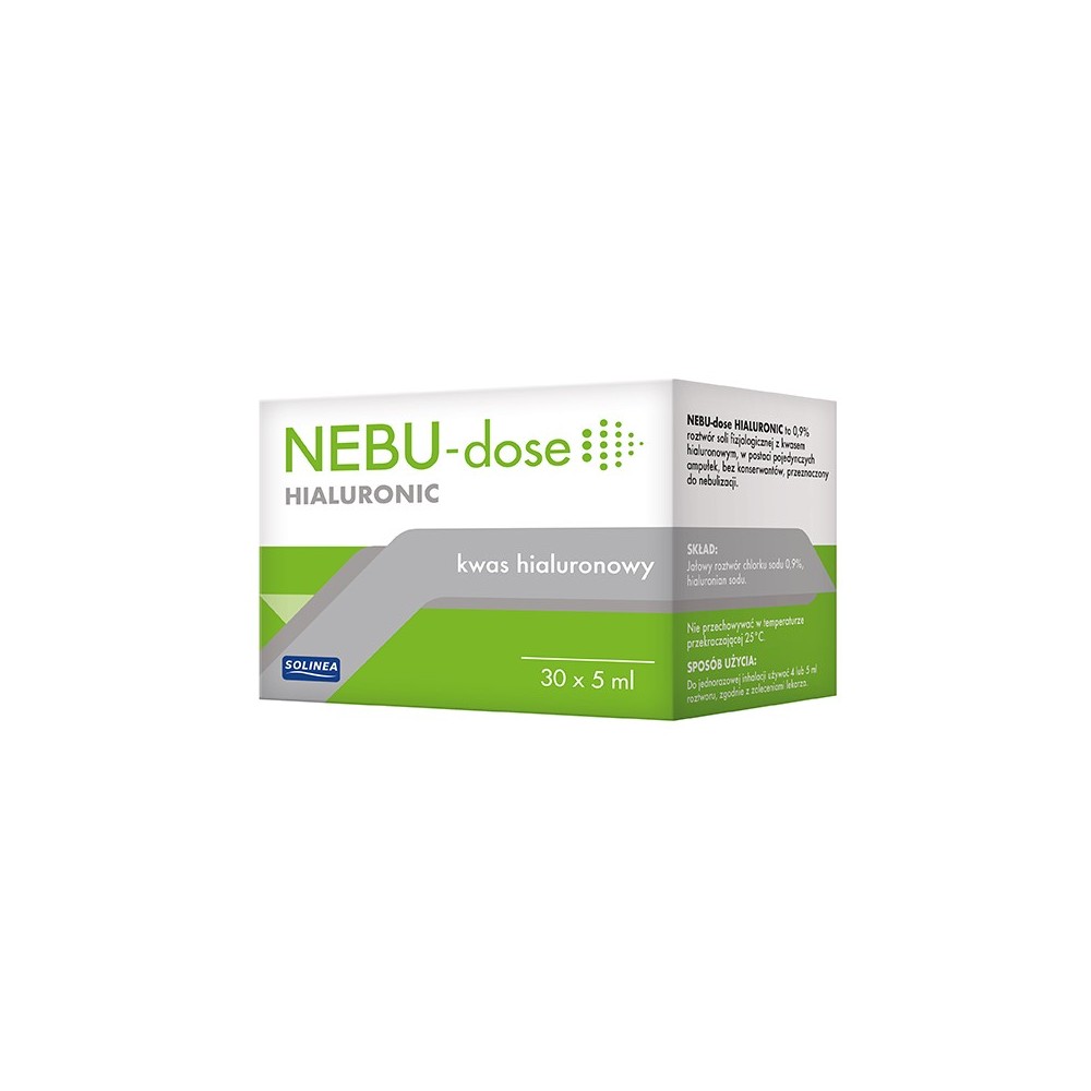 Nebu-Dose hyaluronic isot solution. 30 amps