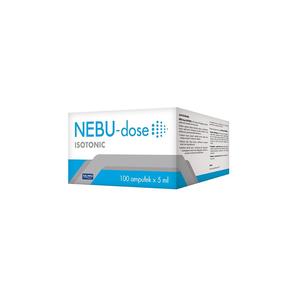 Nebu-dose Isotonic Izotonická tekutina k inhalaci 100 ampulí 5ml