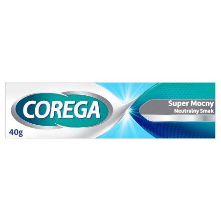 Corega Medical device, adhesive cream for dentures, super strong, neutral taste, 40 g