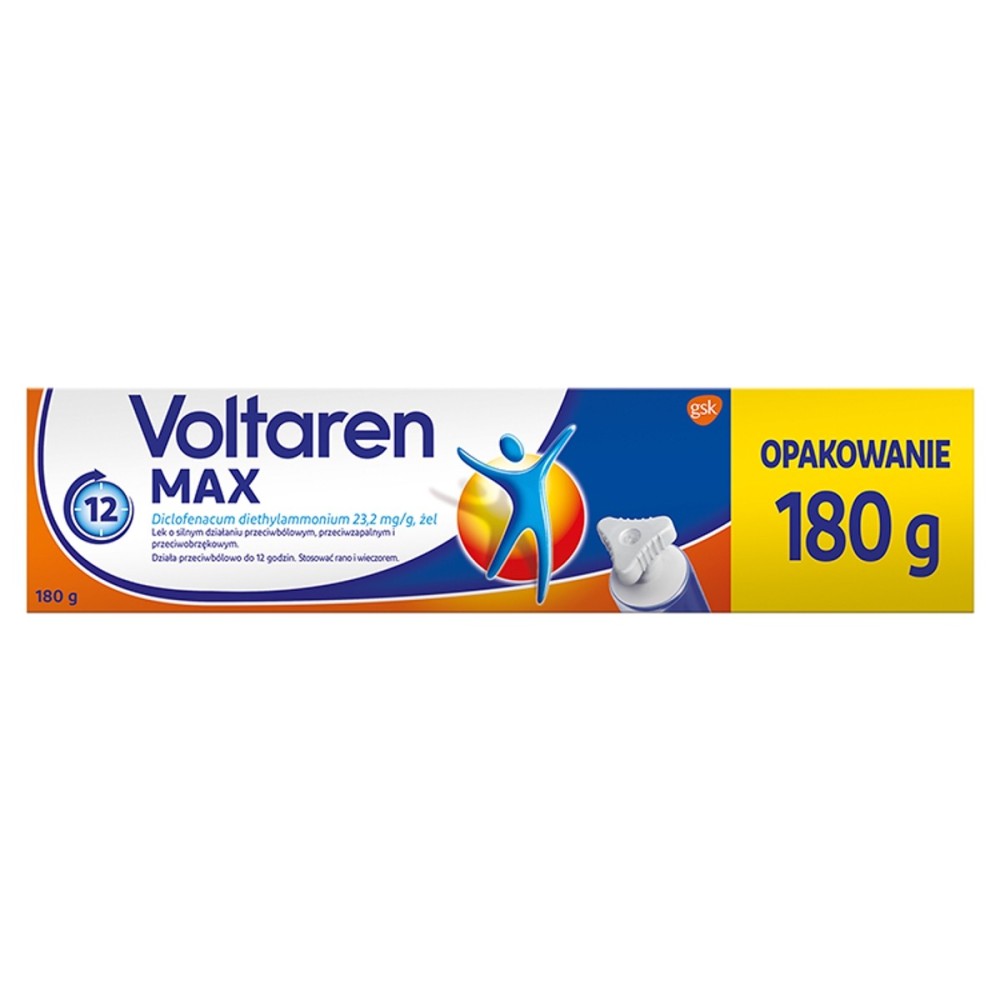Voltaren Max 23,2 mg/g Analgésico antiinflamatorio y antiinflamatorio 180 g