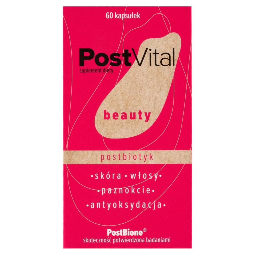 PostVital Beauty Complément alimentaire 41 g (60 pièces)