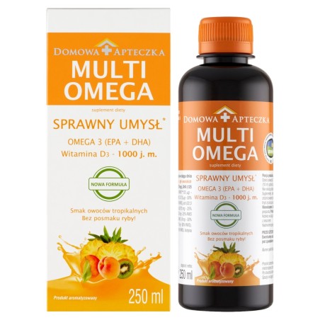 Suplement diety multi omega smak owoców tropikalnych 250 ml