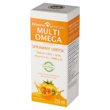 Suplement diety multi omega smak owoców tropikalnych 250 ml