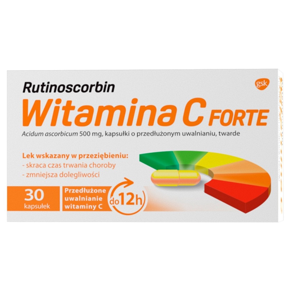 Kapsle Rutinoscorbin Vitamin C Forte 30 kusů