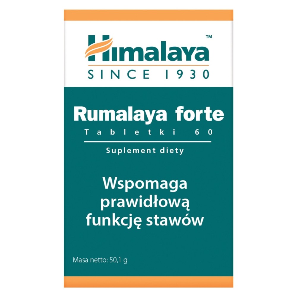 Himalaya Rumalaya Forte - soutenir les douleurs articulaires 60 pcs
