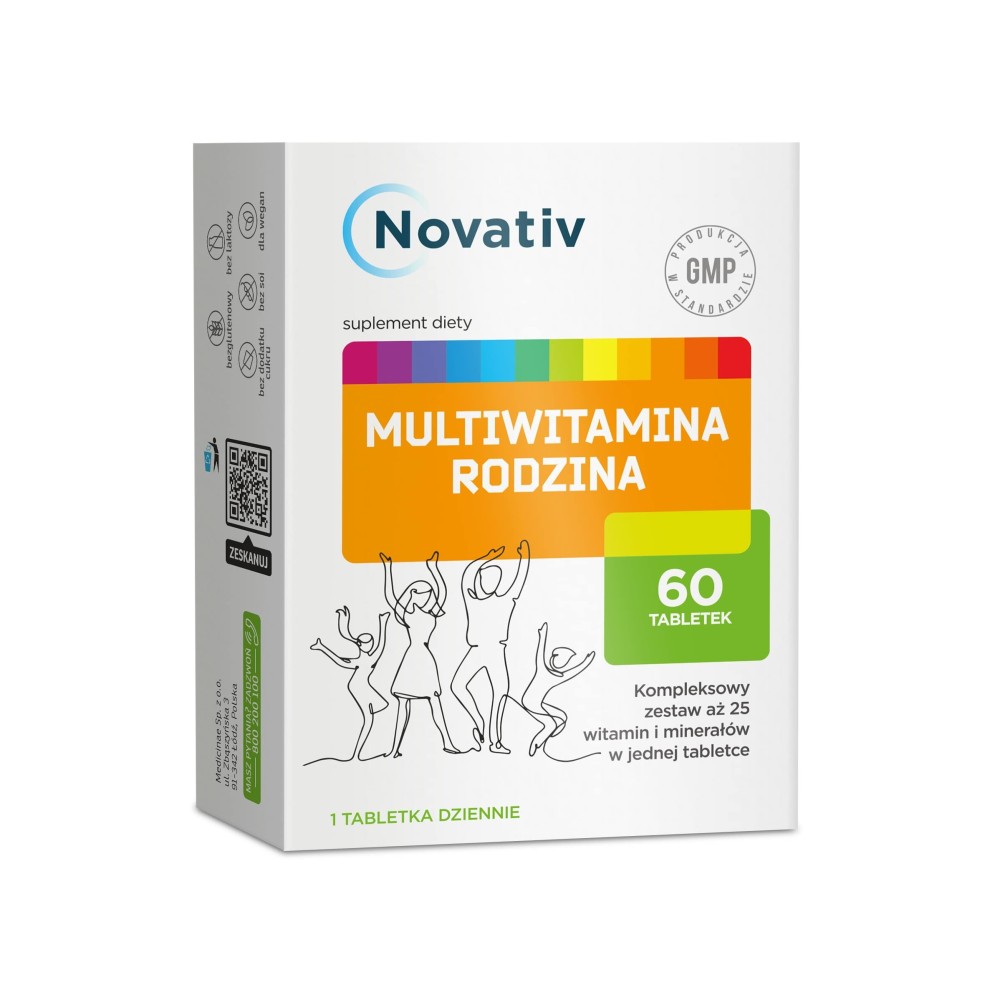 Novativ Multivitamin Family, tablety, 60 ks