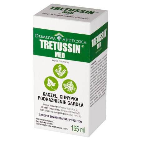 Tretussin Med Medical product syrup with blackcurrant flavor 165 ml