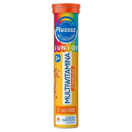 Plusssz Junior Suplement diety multiwitamina complex 80 g (20 x 4 g)