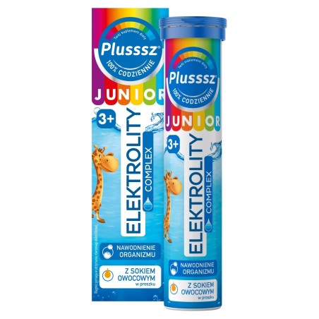Plusssz Junior Suplement diety elektrolity complex 80 g (20 x 4 g)