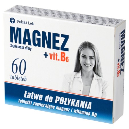 Suplement diety magnez + vit. B6 18 g (60 x 0,3 g)